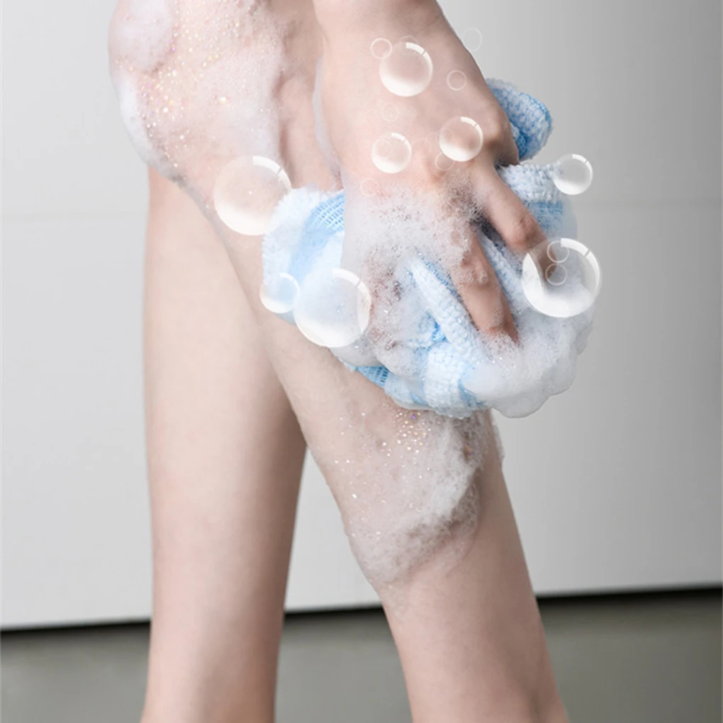 2 szt. Japońskie ręczniki do mycia ciała z poliestru, szczotka do masażu pleców, ręczniki złuszczające, gąbka do kąpieli, do ciała, do łazienki