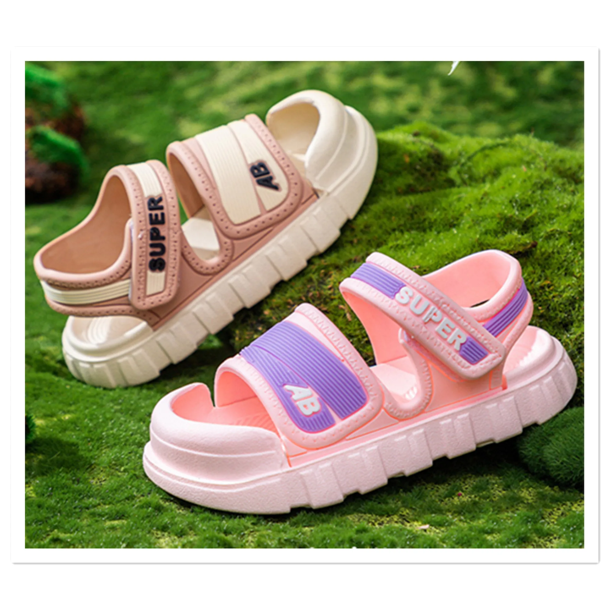 Children's Sandals New Korean Edition Fashion Boys and Girls' Baby Shoes Fashion Children's Soft Sole Shoes