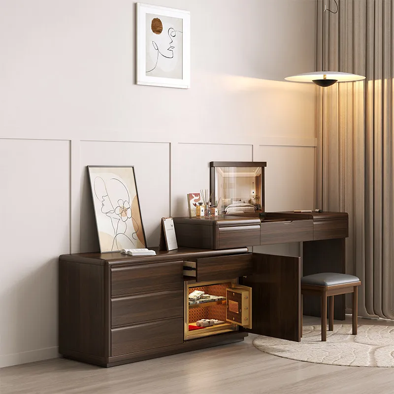 Drawers Storage Vanity Table Organizer Women Luxury Cosmetics Living Room Dressing Table Mobile Penteadeira Trendy Furniture