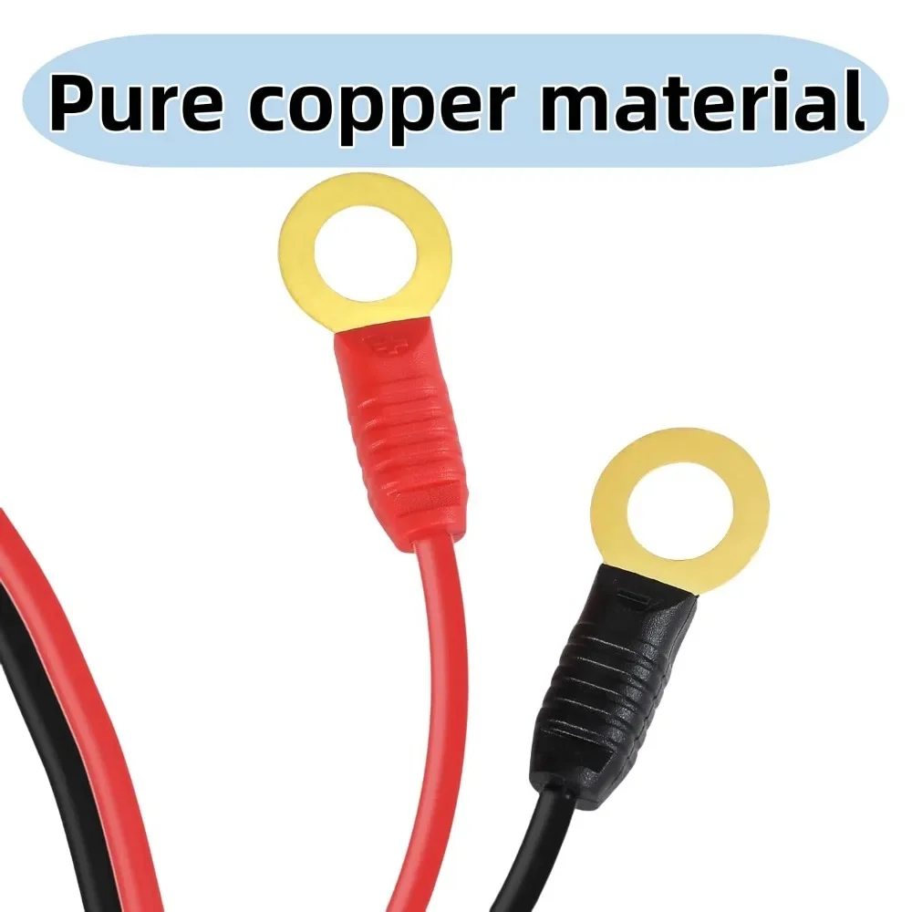 Lot de 2 fils SFP pour NOCO GC002 X-allergique, 6mm, Smart 24.com, câble de chargeur, fils d\'offre de batterie, câble de démarrage pour diabétique