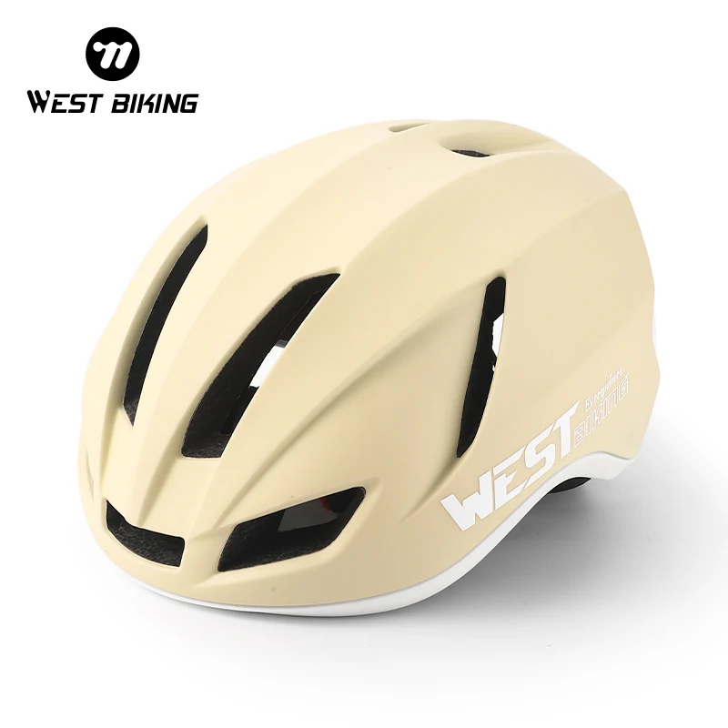 

WEST BIKING Ultralight Cycling Helmet Integrated Molded Men Women Professional Racing Helmet Bicycle Safety Cap Bike Accessories