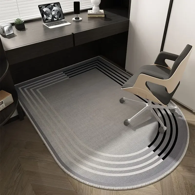 VIKAMA Office Computer Chair Bedroom  Carpet Anti-Slip And Wear-Resistant Floor Protection   Study Swivel Chair Rug Home Decor