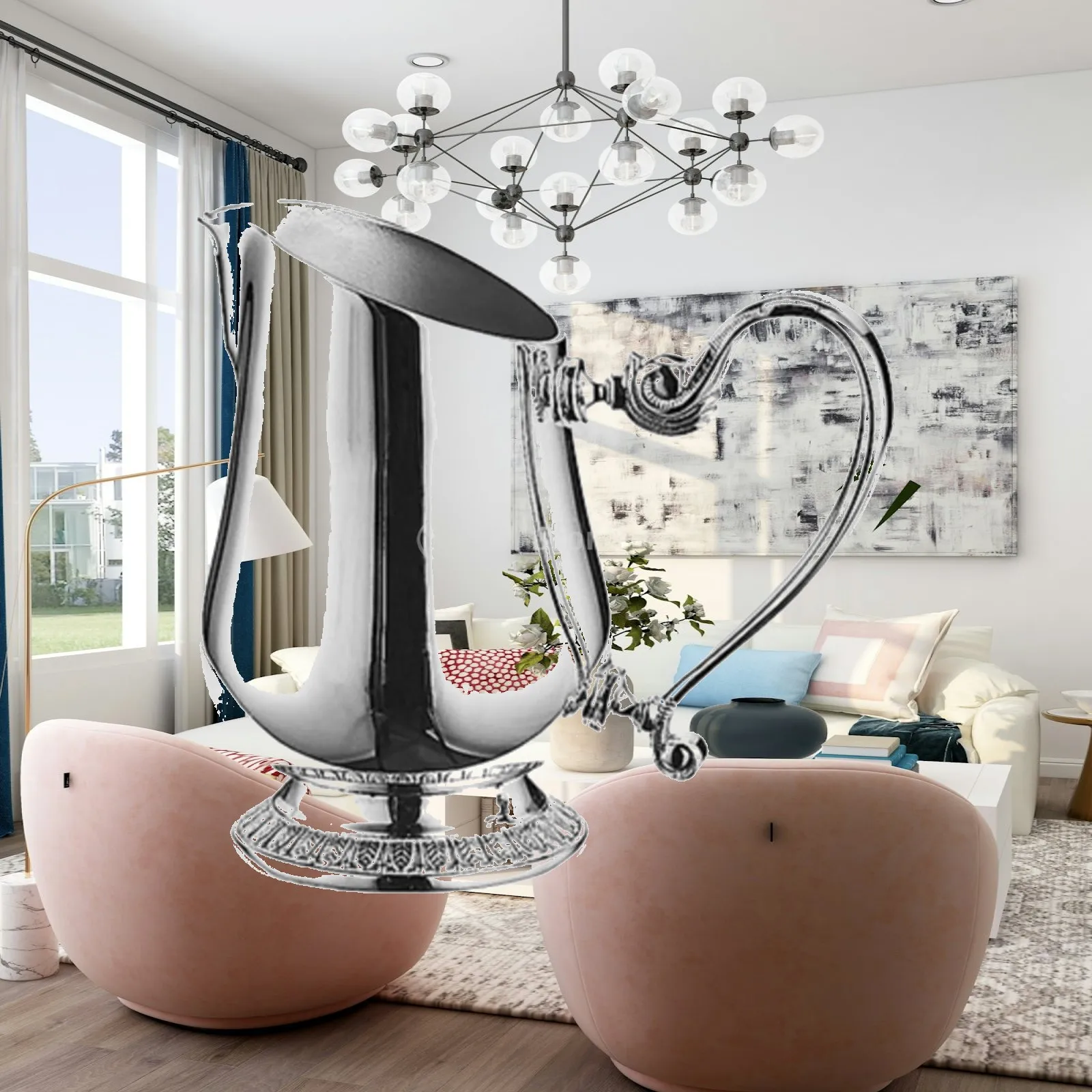 Compact Industrial Jug Stainless Creamer Aesthetic Metal Cup Style for Tea Tray Dining Setup
