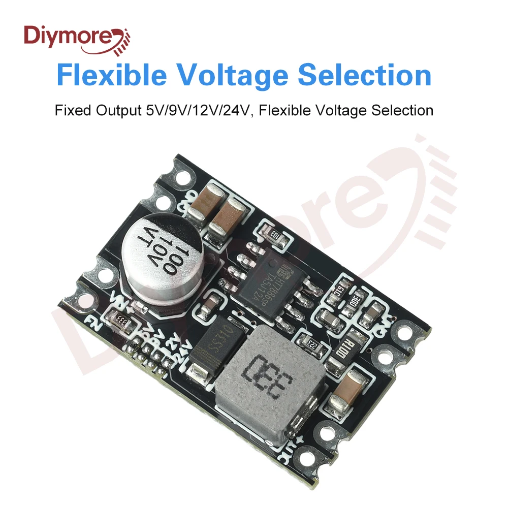 Voltage Conversion Modules DC-DC 7V-100V To 5V/9V/12V/24V Fixed Output Voltage Step Down Power Module