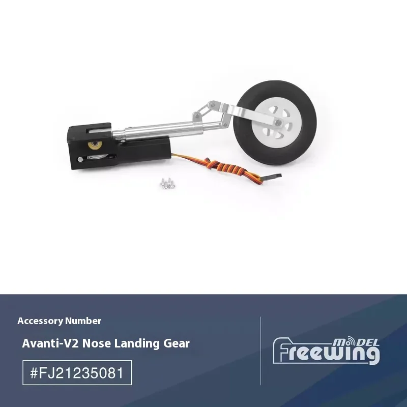 FreFuk80-Accessoires d'avion Avanti V2, fuselage, ailes principales, queue plate, queue verticale, couverture antarctique, cockpit, train d'atterrissage, 80mm