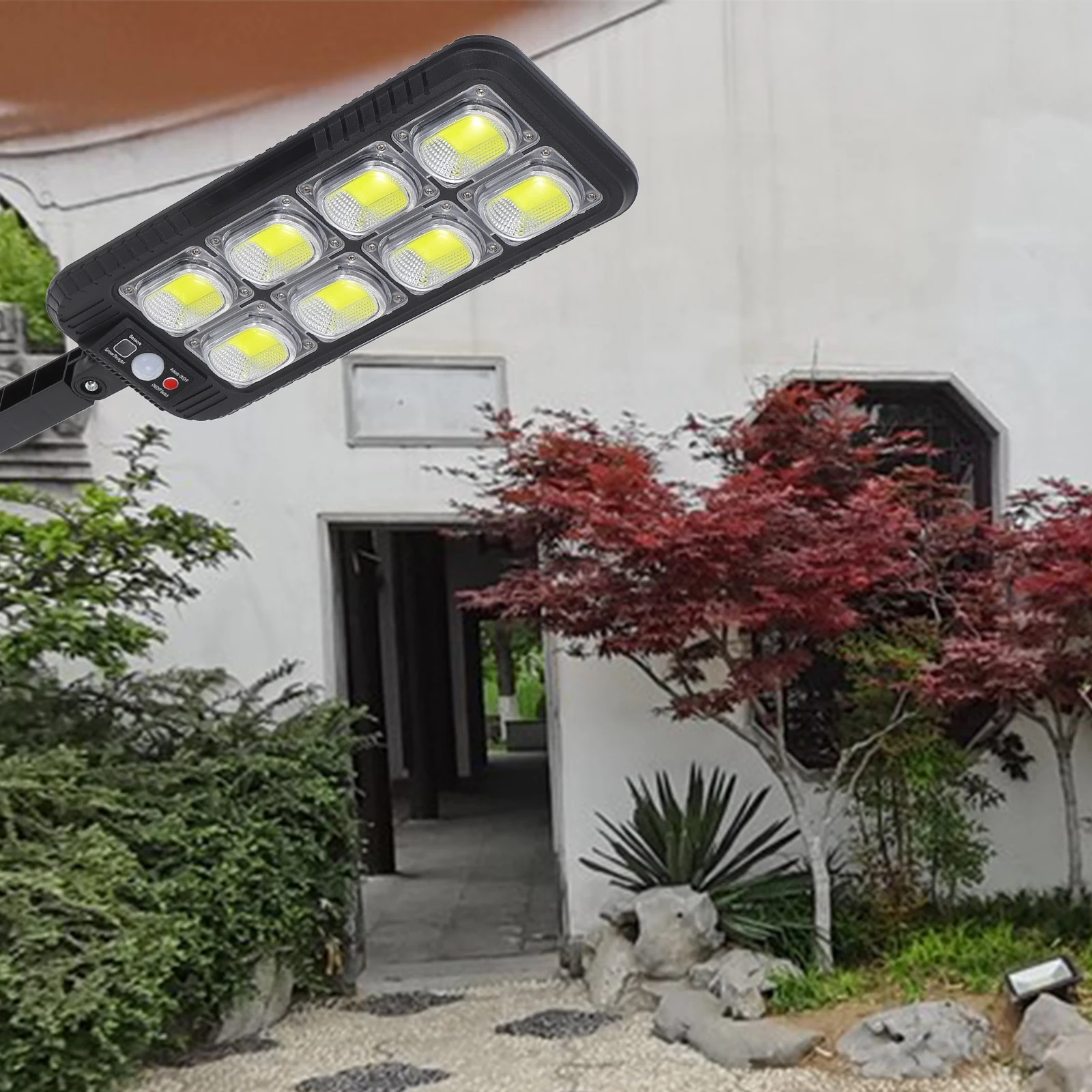 

Solar Street Light LED Outdoor Bright Waterproof Motion Sensor Remote Control Garden Yard Courtyard Lights Solar Powered Flood