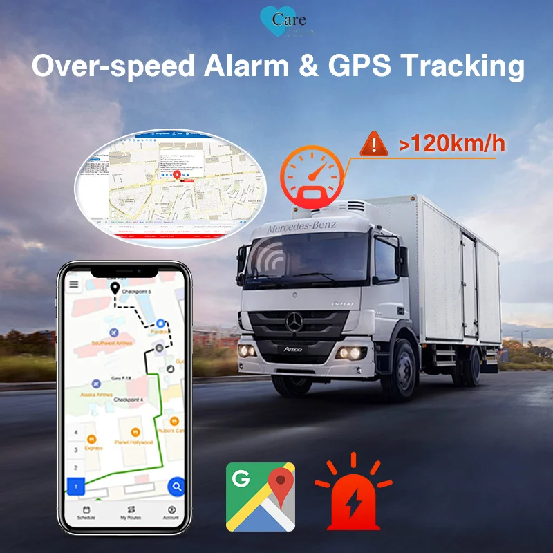 CareDrive AWS302 Antibotsingswaarschuwingscamerasysteem Truck Lane Assist met voetgangersdetectie Autobeveiliging ADAS voor voertuigen
