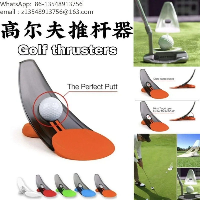 In Stock Golf Putting Trainers, Indoor Outdoor Puttering Practice Mat, Golf Training Aids for Golf Practice Accessories 2 Pieces