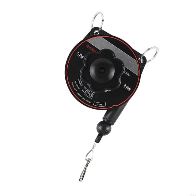 M7DA Conveniente gancho colgante ajustable para lugares trabajo 50 a 200 Mecanismo bloqueo seguridad