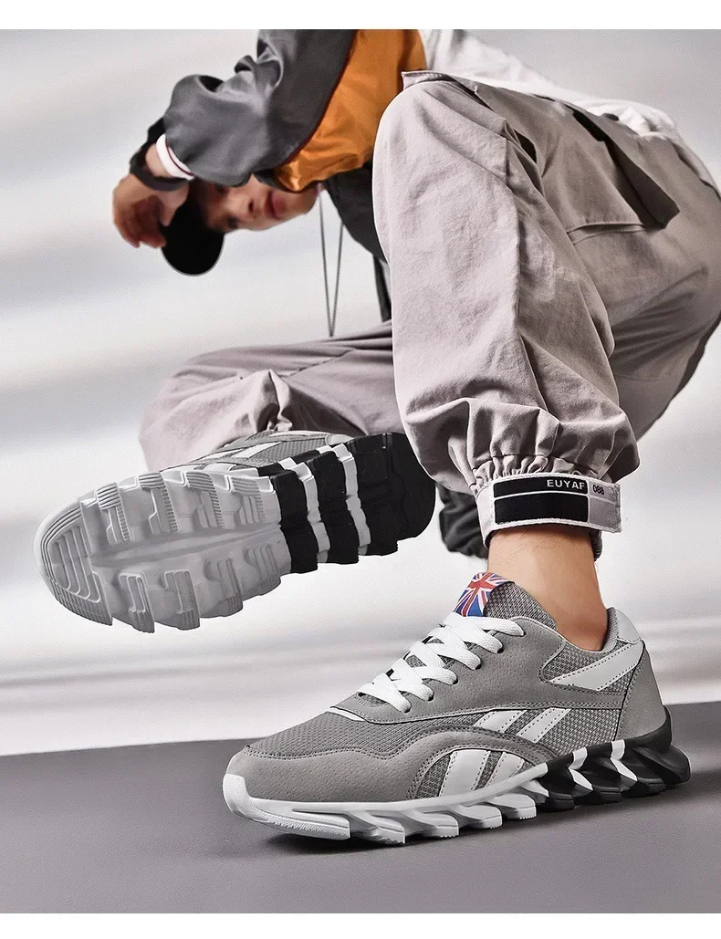 Größe 36-48 Herrenschuhe Leichte Atmungsaktive Schuhe Rutschfeste Atmungsaktive Laufschuhe für Herren Große Größen Sneaker Dropshipping Kinderschuhe – Detail 18