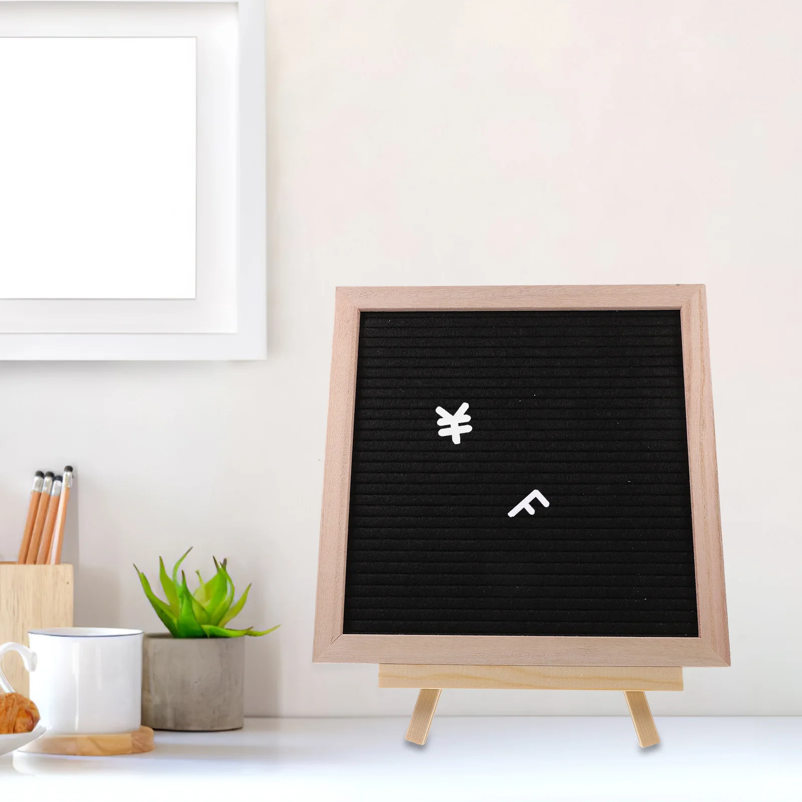

1 set 340 Pcs White Plastic Letters for Felt Bulletin Boards Interchangeable Alphabet Accessories Message Board Replacement