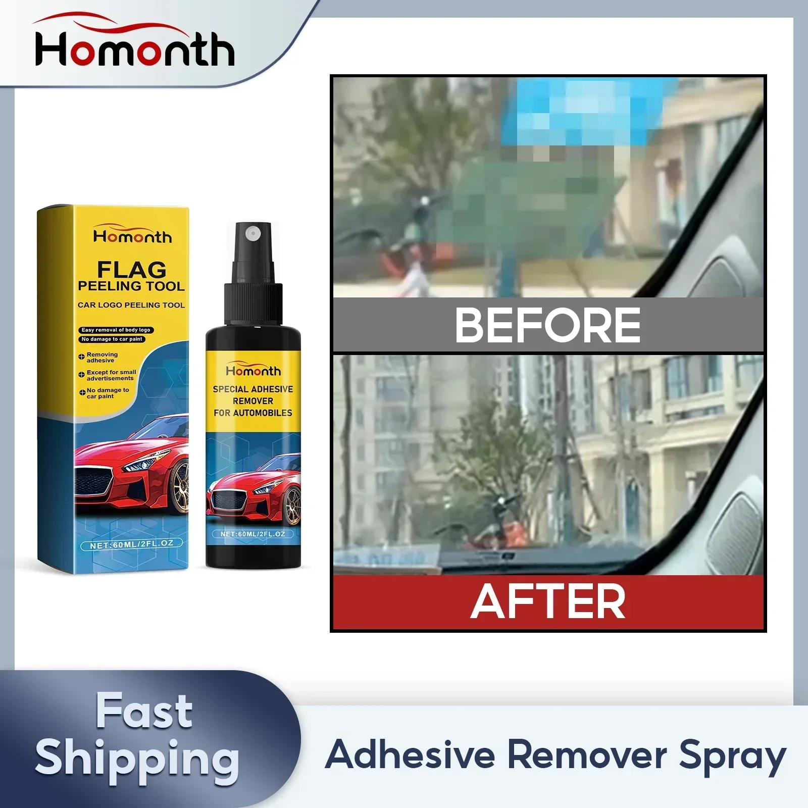 

Self-Adhesive Remover No Irritating Smell,for Removing Vehicle Outside Stickers And Tapes Car Cleaning Agent Tools