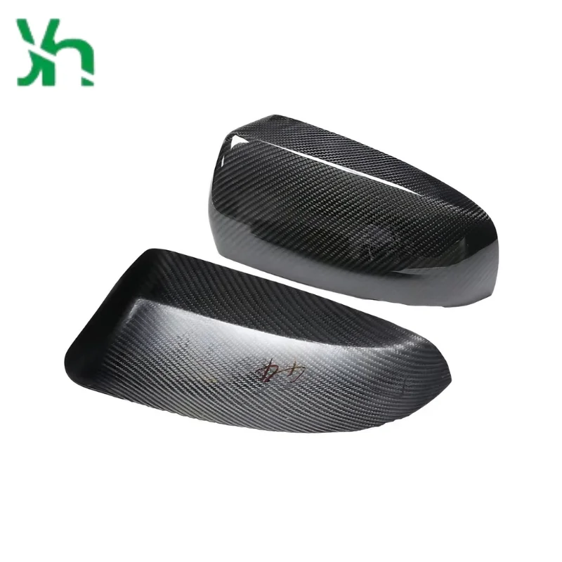 المرايا الجانبية لسيارات BMW X5 E70 2008-13 وX6 E71 2008-13 غطاء من ألياف الكربون الجافة استبدال ألياف الكربون الملحقات الخارجية