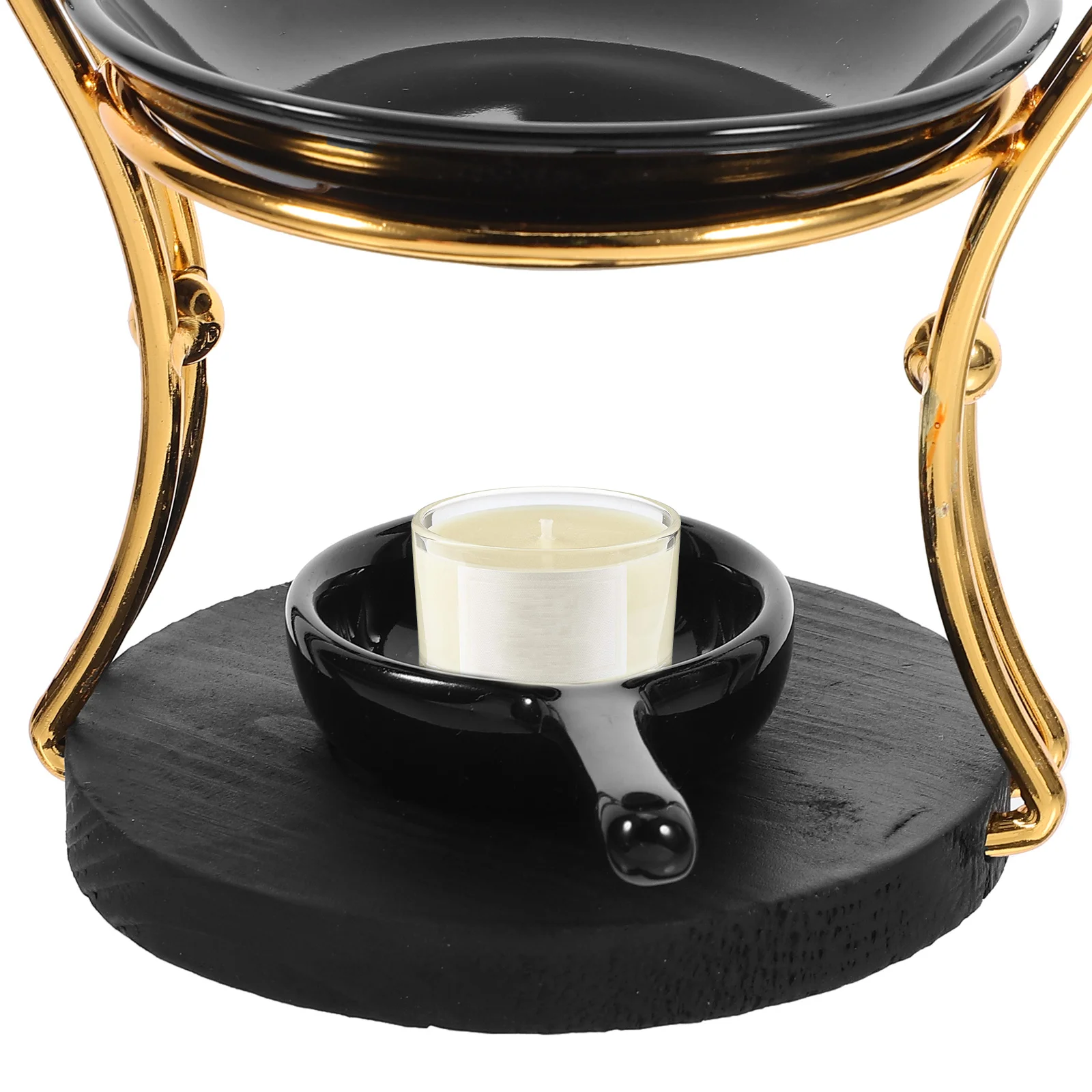 

Essential Oil Burner Ceramic Wood Holder Aroma Diffuser Wax Melt Burner Tealight Holder Home Decor