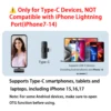 Type-C Port Professional Wireless Lavalier Microphone for Smartphones, Computers, Tablets, Plug and Play 2