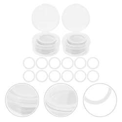 60 Pcs Kazoo Flute Diaphragms Replacement Membrane Instrument Supplies Accessories Bright Sound Easy Install Durable Parts For