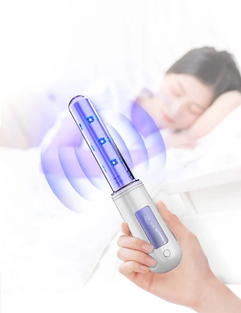 

Portable blue and red light Vaginal Care Rejuvenation therapy device with massage function