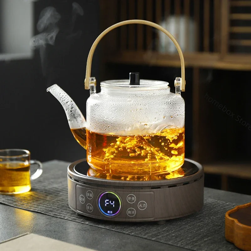

TXF【Reliable】1500W Electric Ceramic Stove Tea Maker Electric Hot Plate Heater Stove Heating Furnace Tea Stove Household Water Bo