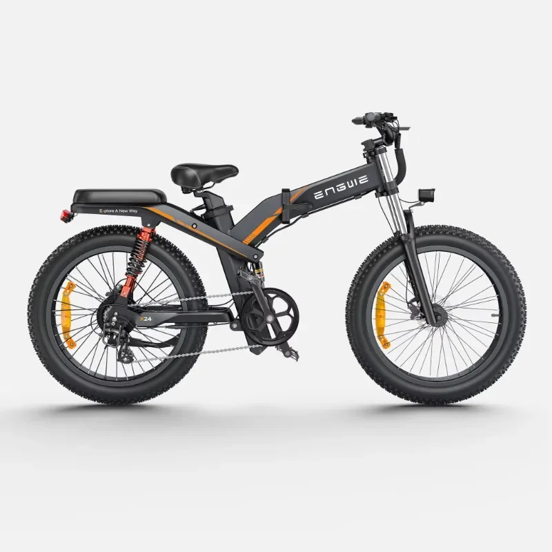 ENGWE X24 Electric Bicycle 1000W 48V 29.2AH 24*4.0 Fat Tire Adult Mountain E-Bike Foldable Urban Snow Off-road Electric Bike