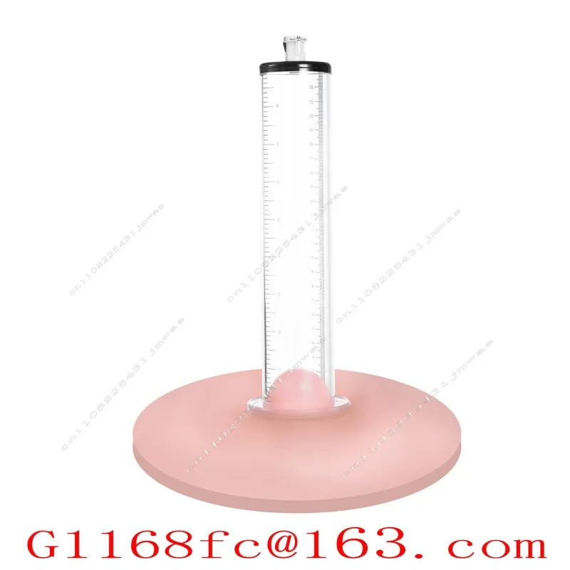 Vacuum Pump Cup - Wide Mouth Tempered Glass Cylinder with Pressure Booster & Safety Accessory
