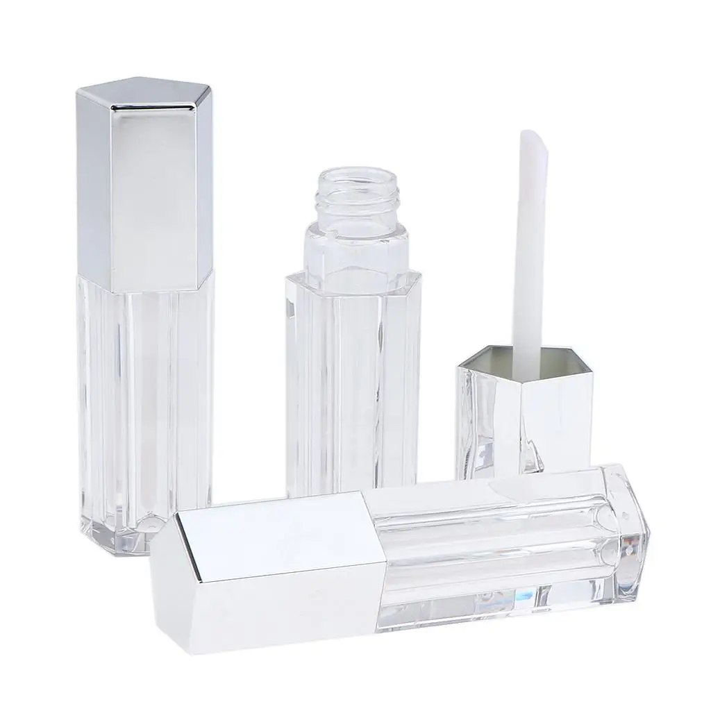 Plastic Empty Lip Balm Tubes Lip Gloss Vials DIY Lipstick Mold Case for Makeup Samples Storage
