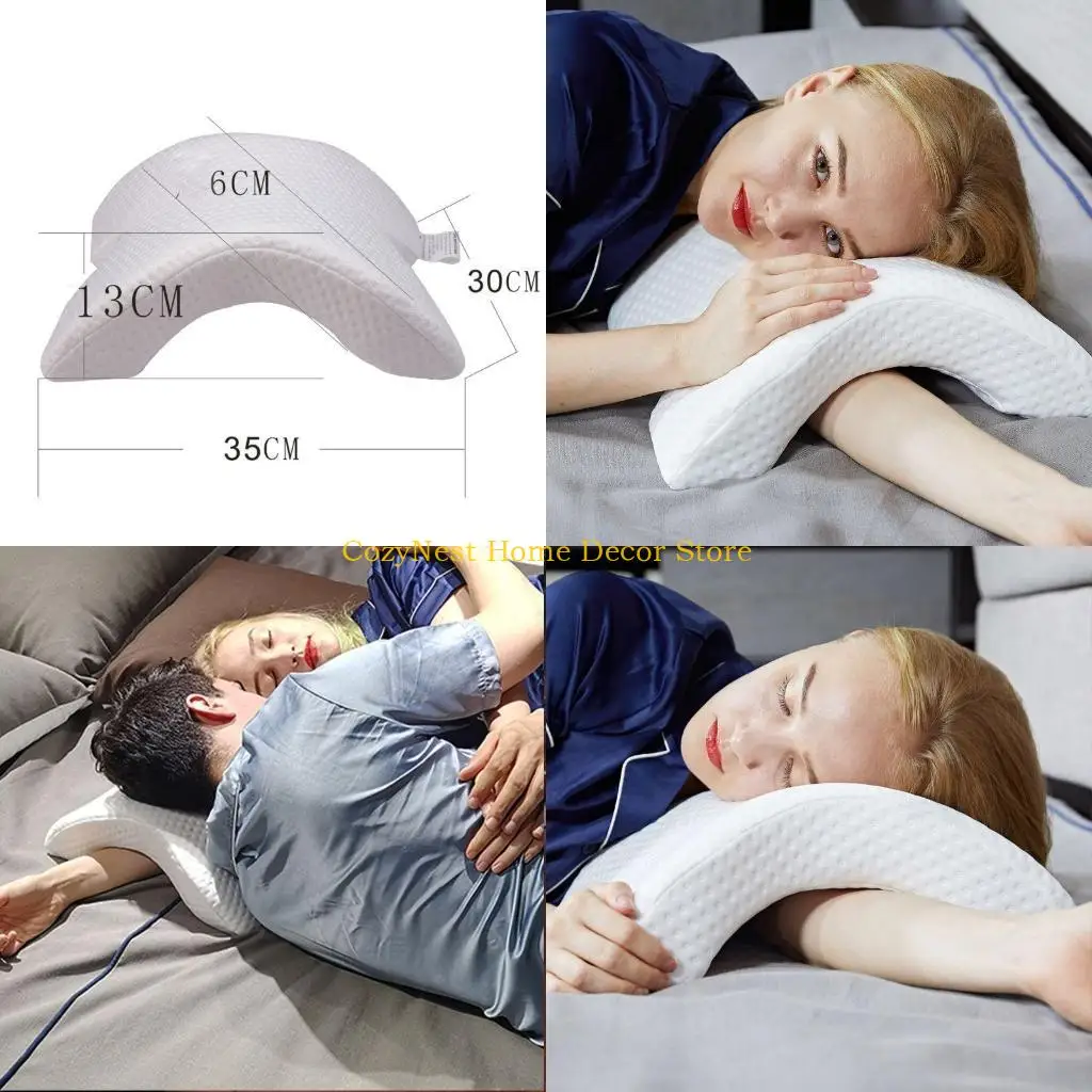 

92MF Cuddle Pillow Neck Cervical Pillow Sleeping Pillow Memory Foam Pillow Rebouned