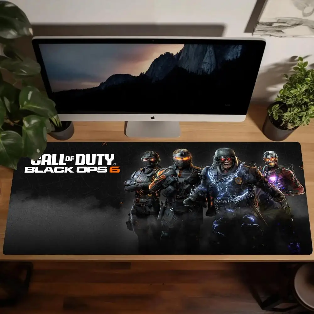 C_call of D_duty B_black O_ops 6 Mouse Pad 1200x600 Rubber Desk Mat Size For Game Player Desktop PC Computer Laptop Mouse Artisa