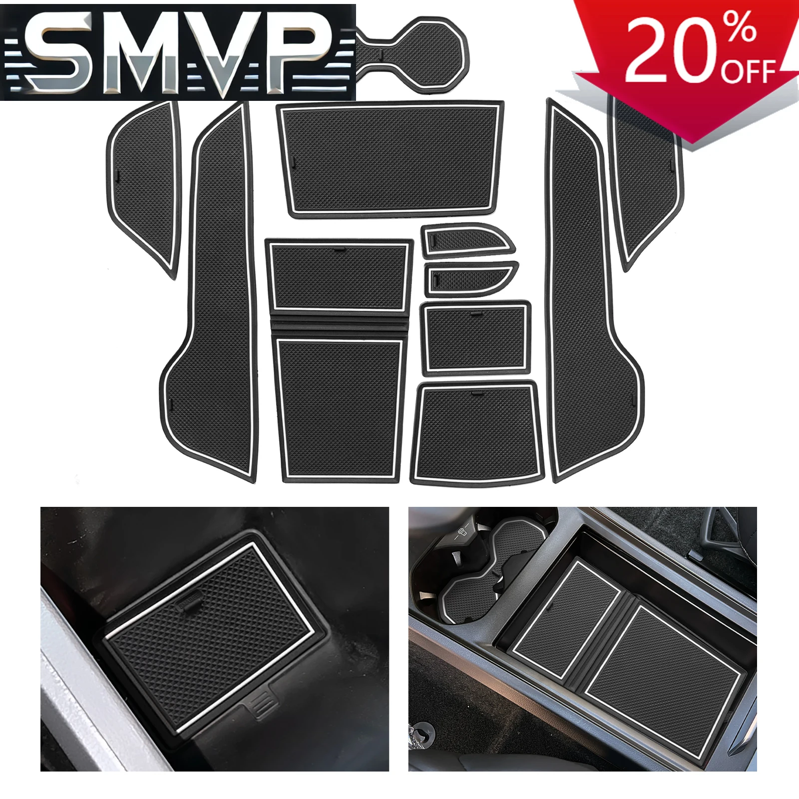 

Fit For MG 4 MG4 EV Anti-Slip Gate Slot Mat Non-Slip Door Groove Pad Cup Holder Interior Accessories Rubber Coaster