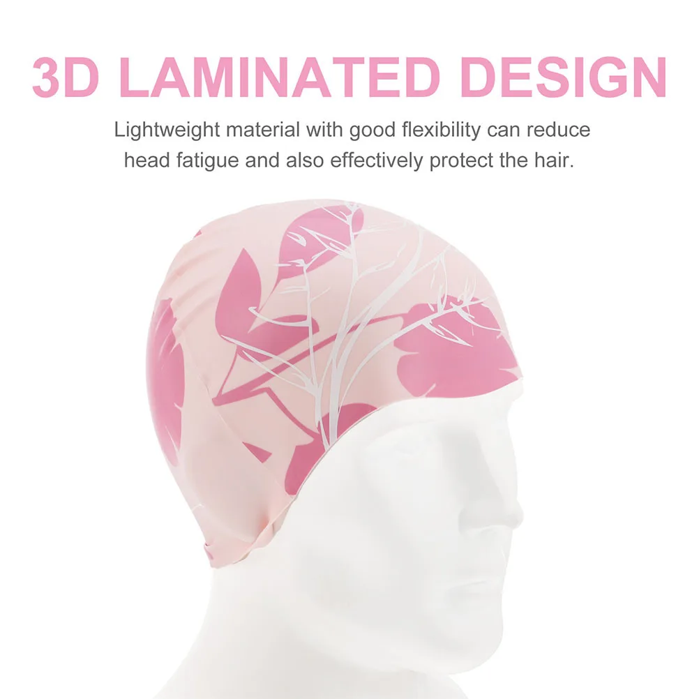 

2Pcs Adult Swim Cap Large Stretchy Silicone Swimming Hat Non Slip Swim Caps for Long Hair Women Swimming Caps Silicone Hats