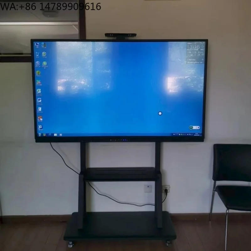 Pizarra Inteligente para Enseñanza en Línea, Pizarra Electrónica Todo en Uno, Clever Touch Education Classroom, Panel Interactivo de 85 Pulgadas