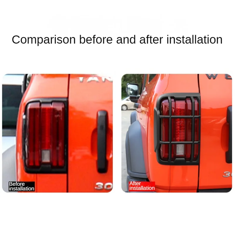 

Крышка заднего фонаря автомобиля WF, крышка переднего фары, подходит для Great Wall Tank 300 2021-2024, аксессуары для стайлинга автомобилей