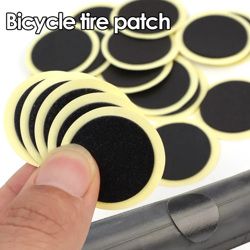 Hot Sale Bicycle No Glue Patch Flat Tire Repair Rubber Patch Sealant Bicycle Inner Tube Repair Tool Safe Riding Accessories