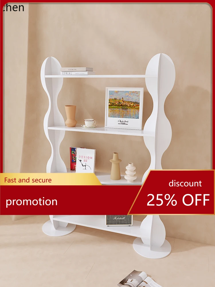 

YFY Single Shelf Shelf Multi-Layer Wrought Iron Creative Bookshelf Storage Decoration Iron Shelf