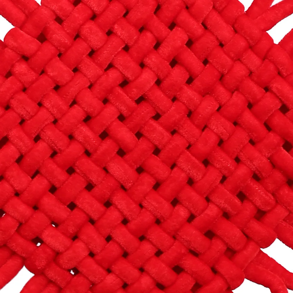 Pendentif à nœud chinois, décoration de Festival, pendentifs porte-bonheur, serviette en papier, ornement rouge