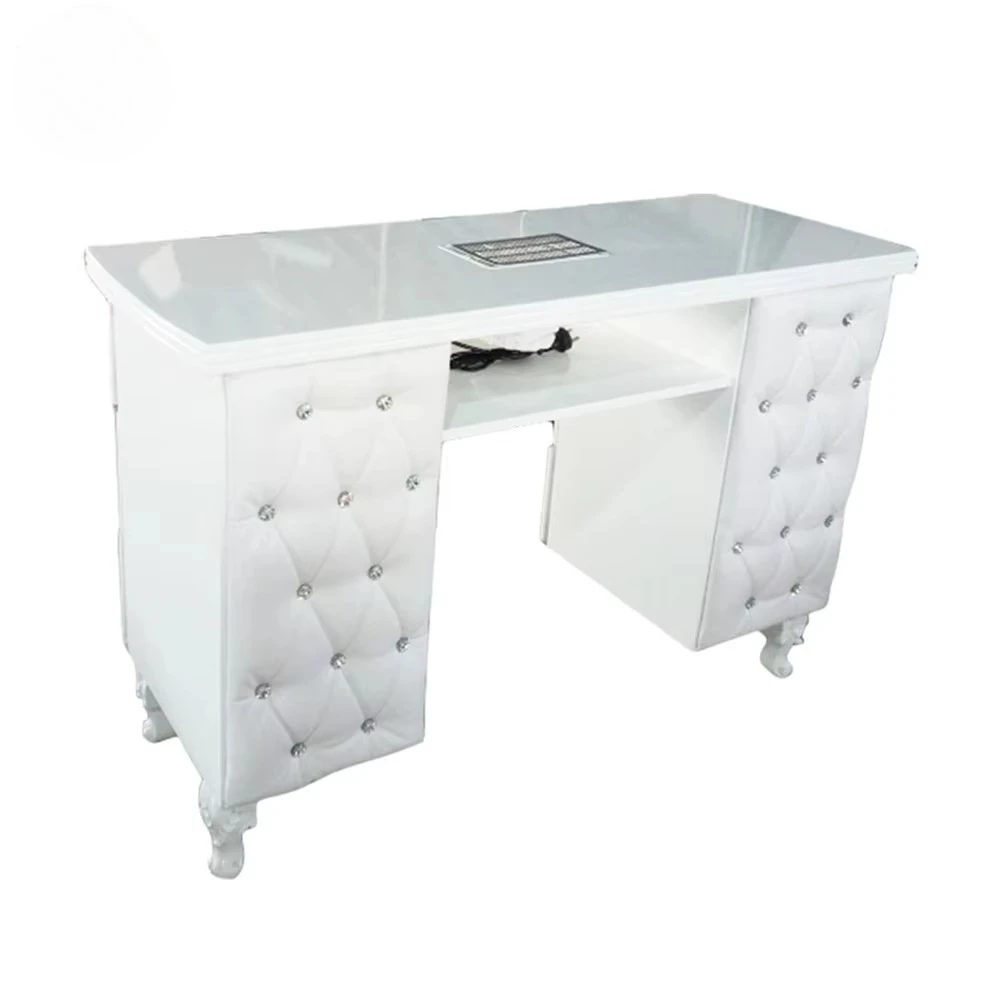 Nail Tables and Chairs Sets Salon Furniture Pink Manicure Table and Chair Set Nail Desk Station