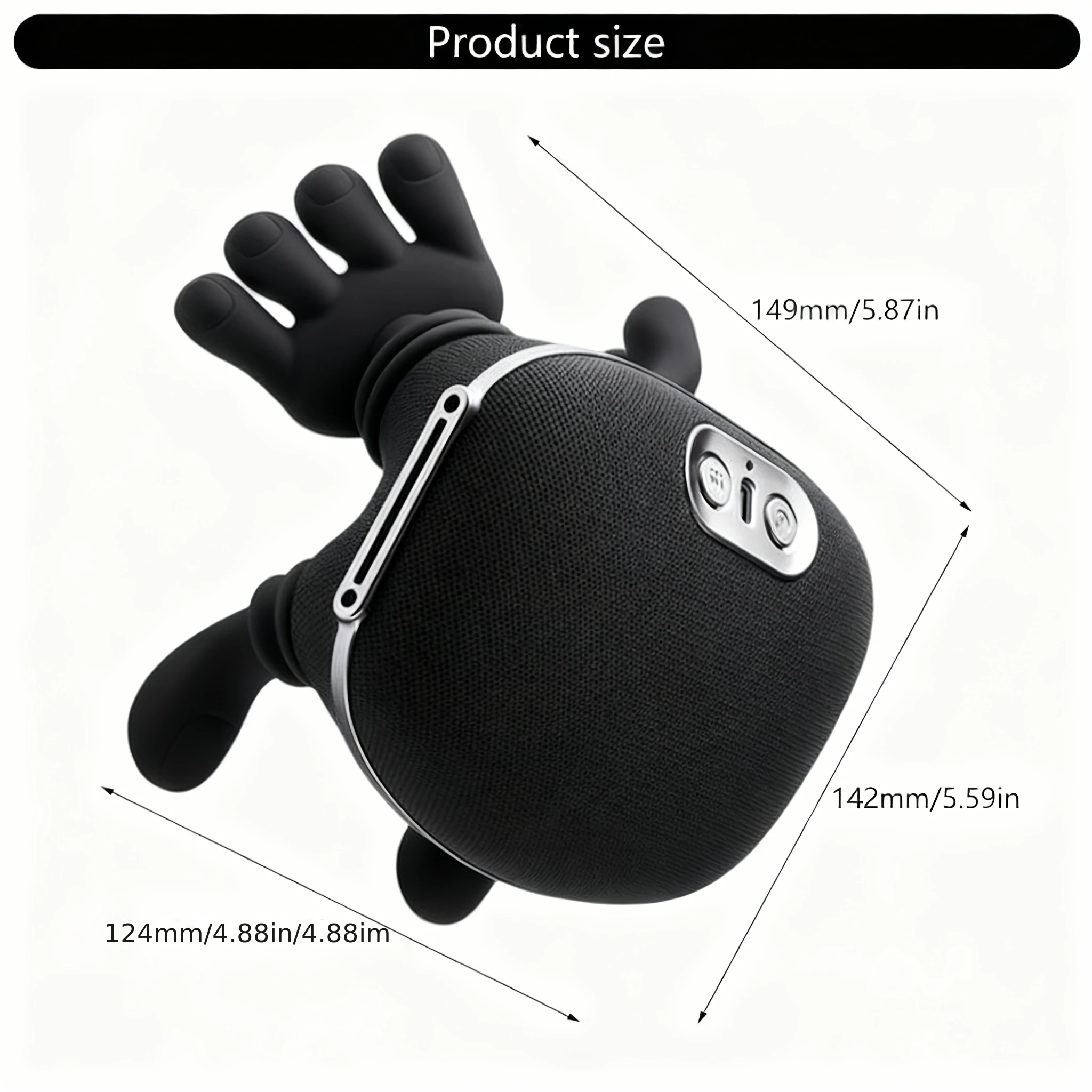 Hot Compress Massager 4D Deep Kneading Cervical Massager for Shoulders, Neck, and Back, Multi-Functional Portable Electric Massage Pillow
