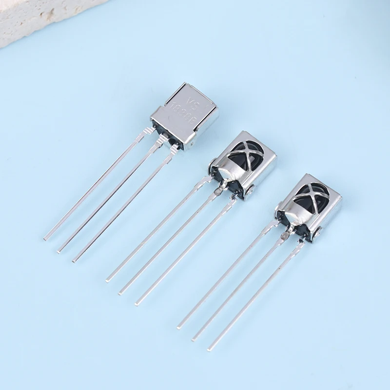 10Pcs Universal IR Infrared Receiver Sensor Module For VS1838B LF1738 Inductive Infrared Remote Receiver Tube Receiving Head