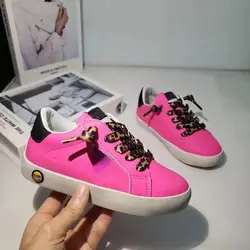 Sapatilhas esportivas macias para crianças, tênis de corrida para meninos e meninas, Chunky Trainers para criança, sapatos casuais Glitter Star, marca de moda primavera e outono