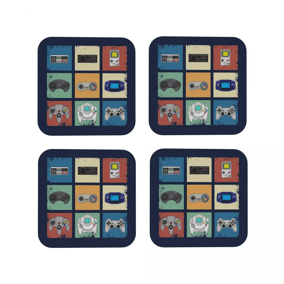 Gaming Generations Coasters Kitchen Placemats Non-slip Insulation Cup Coffee Mats For Decor Home Tableware Pads Set of 4