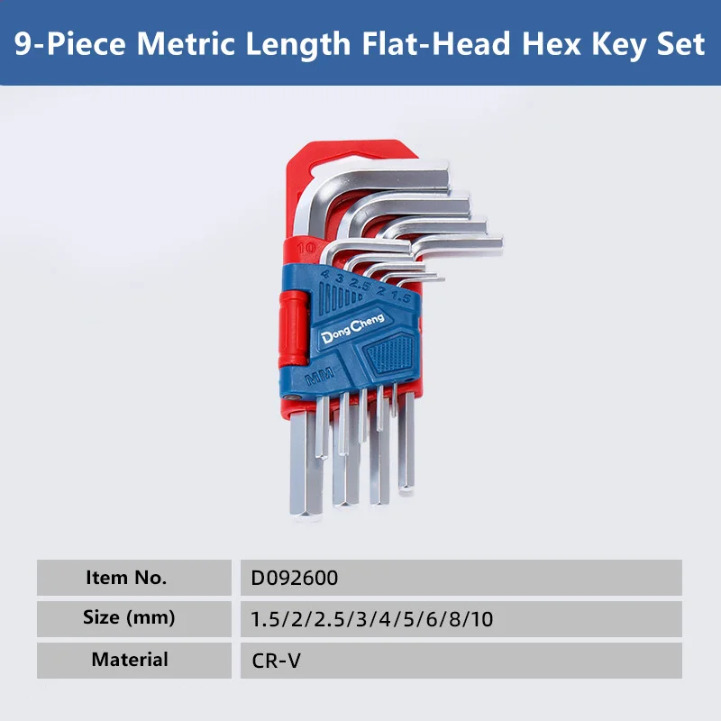 9-delige metrische inbussleutelset, Torx, kogelkop, platte kop, Cr-V staal, voor fiets, kastmontage, onderhoud, precisie handgereedschap