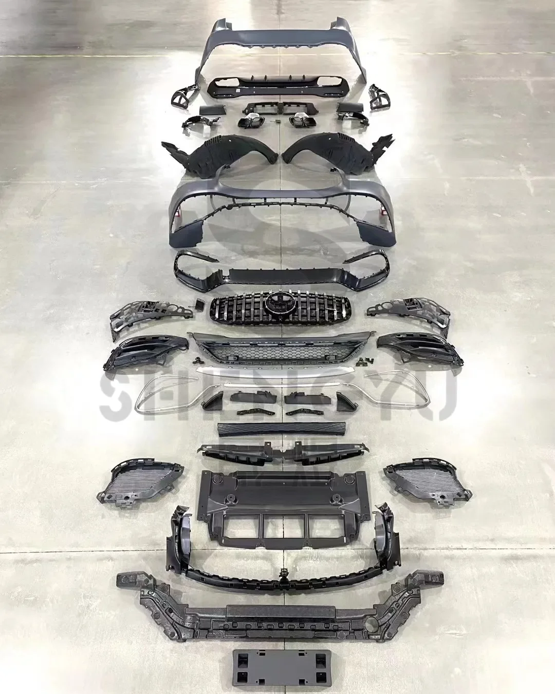 

Лидер продаж на заводе, автомобильные аксессуары с автомобильными бамперами, решеткой, задней губы, выхлопные трубы для GLS X167 2020-на обновлении t