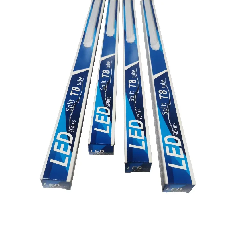 Custom. Zhongshan Packaging T5 T8 LED Tube Light Color Box White Card Box Kraft Paper Box Complete Sizes