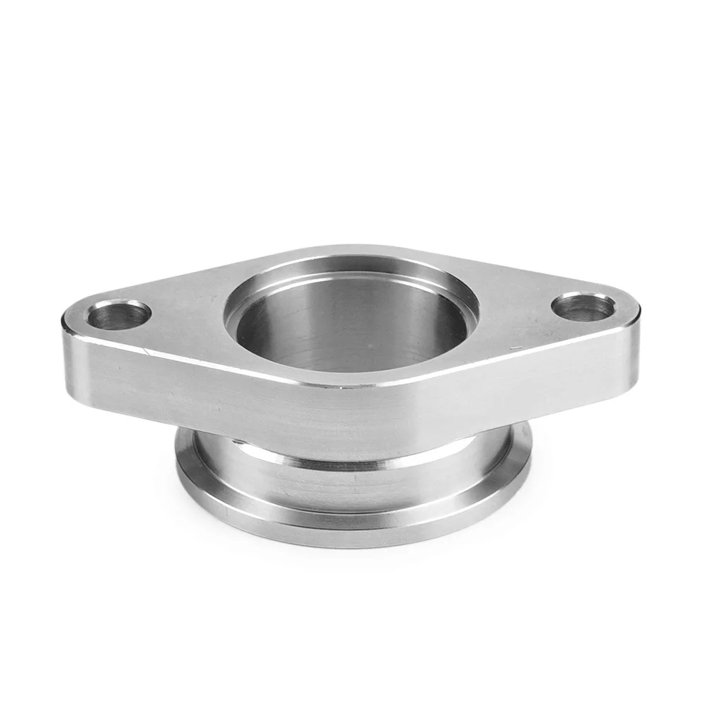 38mm do 38mm ze stali nierdzewnej MV-R V zespół Wastegate Adapter kołnierzowy zestaw samochodowy uniwersalny 2 śruby Turbo kołnierz kolektor
