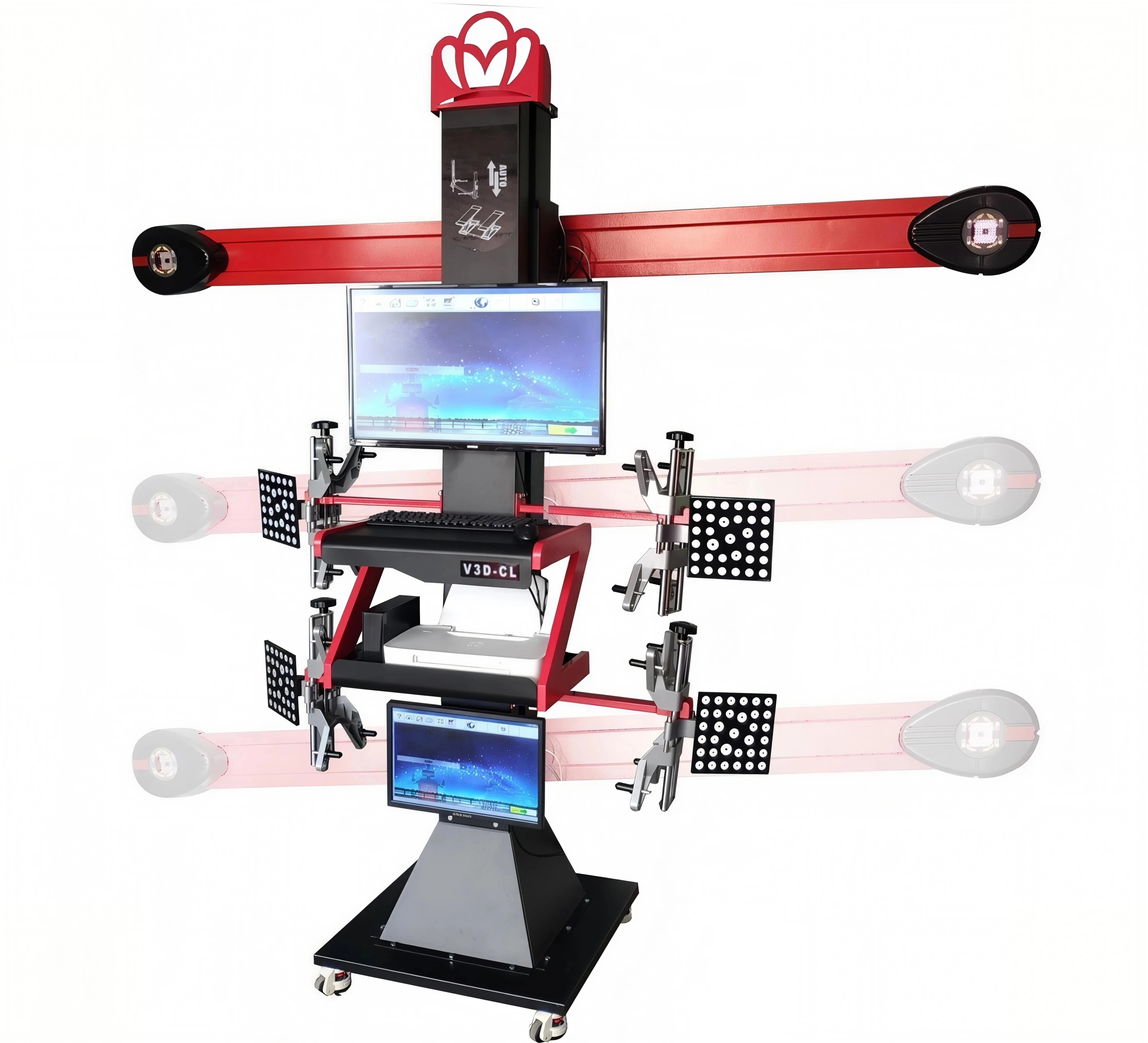 High Quality V3D-CL Mobile Wheel Alignment Machine Tire Repair Machine Auto Maintenance Equipment Small Scissor Lift