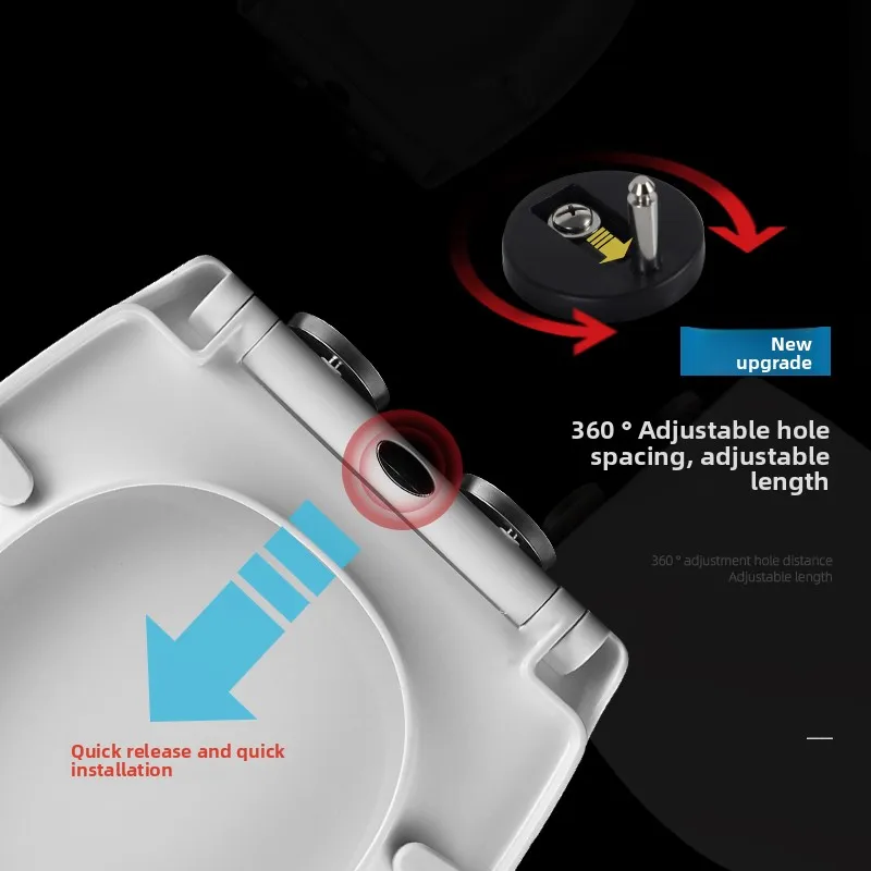 Thickened Universal Toilet Seat Cover Durable Replacement Lid Compatible with Most Traditional Toilets Bathroom Toilet Cover