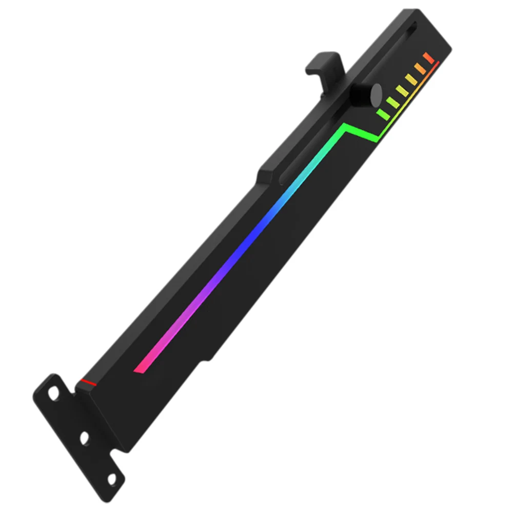 

1pc Gpu Support Bracket Adjustable Graphics Card Holder Reinforced Frame Anti-Slip Computer Accessory Hardware Part Easy Install