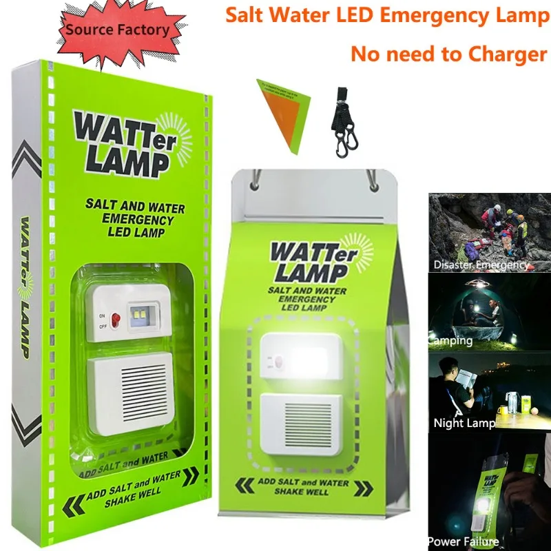 5PCS Factory Direct Wholesale Outdoor Saltwater Led Camping Multi-Scene Waterproof Portable Energy-Saving Emergency Lights