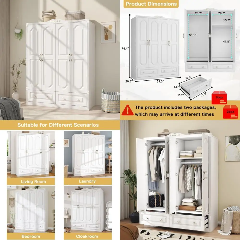 "مكتب مكتب منزلي من الخشب الصلب ذو 3 أدراج مع طاولة كتابة مدمجة ومحطة شحن وإدارة كابلات في منتصف القرن #1