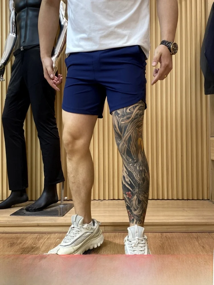 

Men's Running Sport Shorts Breathable Quick Dry Four Way Stretch Lightweight Summer Casual Loose Fit Standard Waist Shorts