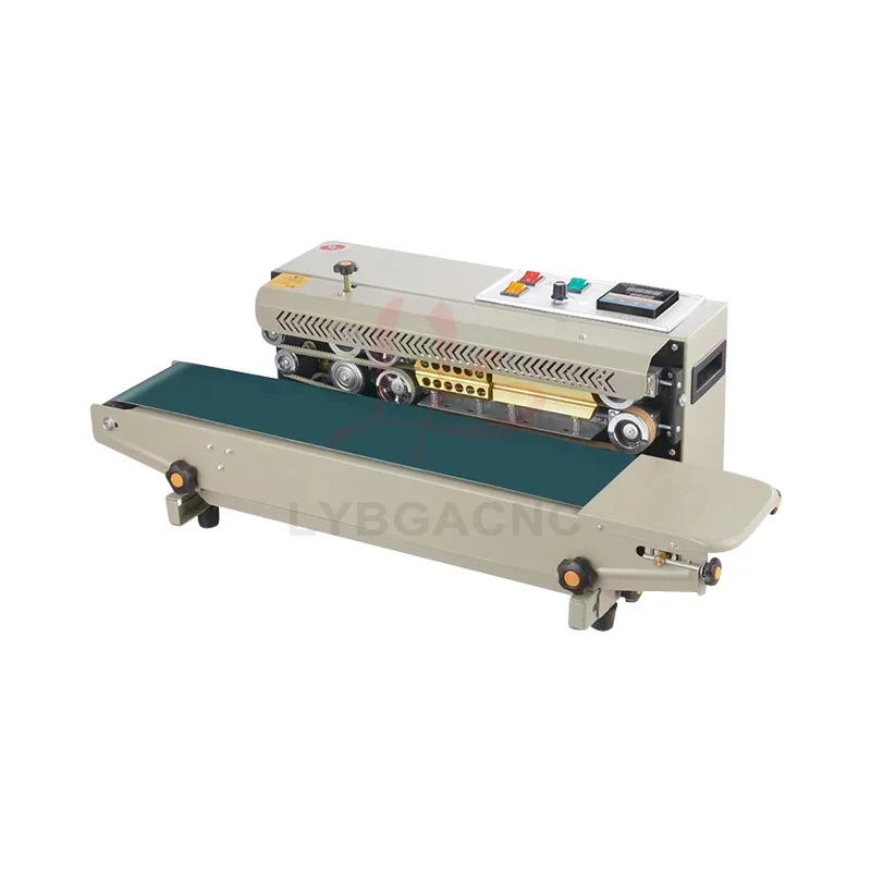 LY Tea Bags Sealing Machine for Food Snacks Plastic Bags Moon Cake Bags Printing Date Automatic Continuous Film Heat Sealer view 3